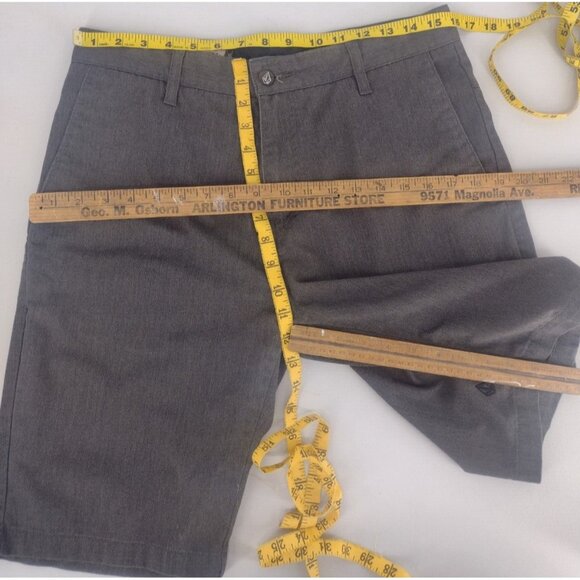 Volcom Corpo Class Flat Front Skate Surf Gray Shorts Mens 31 - Picture 6 of 6